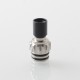 510 Drip Tip Set for RDA / RTA / RDTA Atomizer - Silver, 3 PCS Mouthpieces