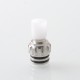 510 Drip Tip Set for RDA / RTA / RDTA Atomizer - Silver, 3 PCS Mouthpieces