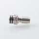 510 Drip Tip Set for RDA / RTA / RDTA Atomizer - Silver, 3 PCS Mouthpieces