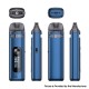 [Ships from Bonded Warehouse] Authentic Uwell Crown X Pod System Kit - Blue, 1500mAh, 5.3ml, 0.3ohm / 0.6ohm