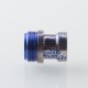 Authentic MK MODS Ti-Type2 4-in-1 Titanium Drip Tip + Button Set for dotMod dotAIO V2 - Blue Auspicious Clouds