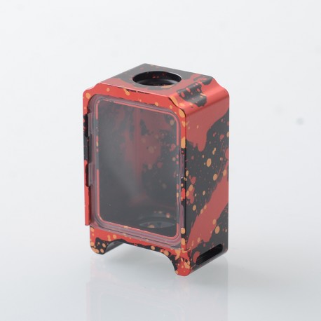 Standard Camo Boro Tank for SXK BB / Billet AIO Box Mod Kit - Red Black, Aluminum