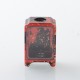 Standard Camo Boro Tank for SXK BB / Billet AIO Box Mod Kit - Red Black, Aluminum