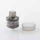 Wick'D W2CK'D Style RDA Rebuildable Dripping Atomizer w/ BF Pin - Translucent Black, 5 PCS Air Pins, 22mm