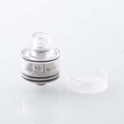 Wick'D W2CK'D Style RDA Rebuildable Dripping Atomizer w/ BF Pin - Translucent, 5 PCS Air Pins, 22mm