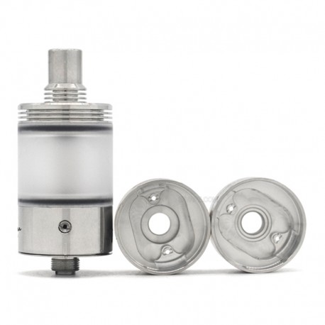 ULTON Kuma Style RTA Rebuildable Tank Atomizer - Silver, 4.5ml, 9 Air Pins + 3 Chambers, 22mm Diameter