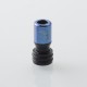 Monarchy Tapered V2 Style 510 Drip Tip for RDA / RTA / RDTA Atomizer - Blue, Titanium