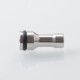 Mission XV Style RDL 510 Drip Tip for RDA / RTA / RDTA Atomizer - Silver, Stainless Steel