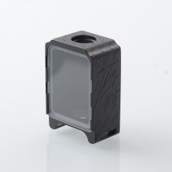 Monarchy Inverted Skull Style Boro Tank for SXK BB / Billet AIO Box Mod Kit - Black, Aluminum Alloy