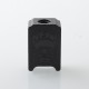 Monarchy Inverted Skull Style Boro Tank for SXK BB / Billet AIO Box Mod Kit - Black, Aluminum Alloy