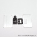 Mission XV Topo Inner Plate Set + Front / Back Plate for SXK BB / Billet Box Mod Kit - Black, Aluminum + Acrylic