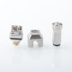 Psyclone X Susco Psyc Style RBA Bridge for SXK BB / Billet Box Mod Kit / Boro - Silver, 1.2mm, 1.8mm, 2.5mm, 3mm