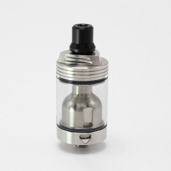 Skyline-R Style RTA Rebuildable Tank Atomizer w/ 4 x MTL Airdisks - Black, 3.2ml, 0.8mm / 1.0mm /1.2mm /1.5mm, 22mm Dia