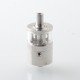 Picatiny Style MTL RTA Rebuildable Tank Atomizer - Silver, Titanium + Glass, 3ml, 22mm Diameter