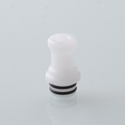 Unkwn Phaze Style 510 Drip Tip for RDA / RTA / RDTA Atomizer - White, POM