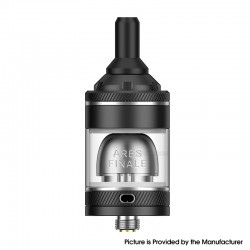 [Ships from Bonded Warehouse] Authentic Innokin Ares Finale RTA Tank Atomizer - Midnight Onyx, 4.5ml, MTL to RDL, 24mm