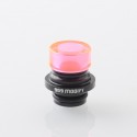 909 Modify Style 510 Drip Tip for RDA / RTA / RDTA Atomizer - Pink, Aluminum Alloy + Acrylic