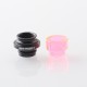 909 Modify Style 510 Drip Tip for RDA / RTA / RDTA Atomizer - Pink, Aluminum Alloy + Acrylic