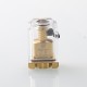 Authentic ThunderHead Creations Blaze RBA Bridge Tank Kit for BB / Billet / Boro - Gold, 3.0 / 2.5 / 2.0 / 1.2mm, 4ml