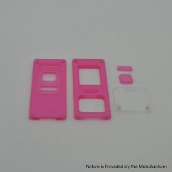 Authentic MK MODS V2 Front + Back Door Panel Plates for Aspire Raga Aio Pod - Pink (2 PCS)