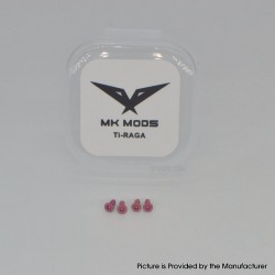 Authentic MK MODS Replacement Titanium Screws for Aspire Raga Aio Pod - Pink (4 PCS)