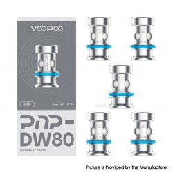 [Ships from Bonded Warehouse] Authentic Voopoo PnP Coil for V.SUIT, Doric 60, Drag E60, Drag H80 S - PnP-DW80 0.8ohm (5 PCS)