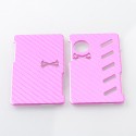 Authentic Rekavape ODB Replacement Front + Back Cover Panel Plate for dotMod dotAIO V2 Pod - Pink, Aluminum Alloy + Carbon Fiber