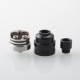 Kindbright Duetto Reborn Style RDA Rebuildable Dripping Atomizer w/ BF Pin - Black, 316 Stainless Steel, 22mm Diameter