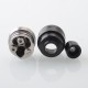 Kindbright Duetto Reborn Style RDA Rebuildable Dripping Atomizer w/ BF Pin - Black, 316 Stainless Steel, 22mm Diameter