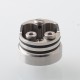 Kindbright Duetto Reborn Style RDA Rebuildable Dripping Atomizer w/ BF Pin - Black, 316 Stainless Steel, 22mm Diameter