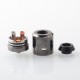 Kindbright Culverin Style RDA Rebuildable Dripping Atomizer - Black, 316 Stainless Steel, 25mm Diameter