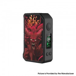 [Ships from Bonded Warehouse] Authentic Dovpo MVP 220W Box Mod - Fire Demon Beast Black, 5~220W, 2 x 18650
