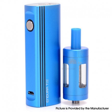 [Ships from Bonded Warehouse] Authentic Innokin Endura T22 2000mAh Mod + Prism T22 Tank Starter Kit - Blue, 4.5mL, 1.5ohm