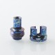 Authentic MK MODS Toxic Drip Tip Kit for BB / Billet / Boro AIO Box Mod - Dark Blue, Titanium