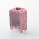 Authentic Ambition Mods 2.0 Boro Tank for SXK BB / Billet AIO Box Mod Kit - Cotton Candy Red, Aluminum