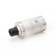 SXK Unkwn Enigma Style RTA Rebuildable Tank Atomizer - Silver, 316SS + PCTG, 5 PCS Air Pins 1.5 + 2.5 + 3 + 3.5 + 4mm, 22mm