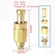 SXK MOBB Mini Style RBA Rebuildable Atomizer w/ 3.5mm Air Pin for Billet / BB / Supbox /Bantam Revision - Gold, 316SS