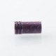 Monarchy Inverted Lazy Style 510 Drip Tip for RDA / RTA / RDTA Atomizer - Purple