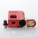 Authentic ThunderHead Creations Blaze AIO Boro Box Mod - Red, VW 5~88W, 1 x 18650, Compatible with BB / Billet Boro RBA / Tank