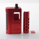 Authentic ThunderHead Creations Blaze AIO Boro Box Mod - Red, VW 5~88W, 1 x 18650, Compatible with BB / Billet Boro RBA / Tank