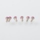 Authentic MK MODS Replacement Screws for Lost Vape Centaurus B80 AIO Kit - Pink (6 PCS)