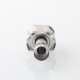 Monarchy Mobb MS Inverted Duck Style RBA Bridge for Billet / BB / Vandy Pulse AIO / Boro Mod - Silver, 2.5 / 3 / 3.5 / 4mm