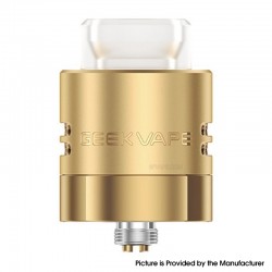 [Ships from Bonded Warehouse] Authentic GeekVape Tsunami Z RDA Tank Atomizer - Gold, BF Pin, 24mm