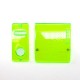 SXK Delro Style AIO Mod Kit Replacement Door Cover Panel Plate - Translucent Green (2 PCS)