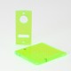 SXK Delro Style AIO Mod Kit Replacement Door Cover Panel Plate - Translucent Green (2 PCS)