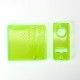 SXK Delro Style AIO Mod Kit Replacement Door Cover Panel Plate - Translucent Green (2 PCS)