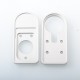 SXK SVA KIMAIO Style AIO All in One Box Mod Replacement Top + Bottom Plate - White, Aluminum Alloy