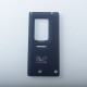 SXK SVA KIMAIO Style AIO All in One Box Mod Replacement Front Plate - Translucent Black, PMMA