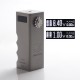 Authentic Steam Crave Titan PWM V1.5 300W VV Box Mod - Gun Metal, 0.1~8.4V, 4 x 18650