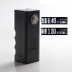 Authentic Steam Crave Titan PWM V1.5 300W VV Box Mod - Black, 0.1~8.4V, 4 x 18650